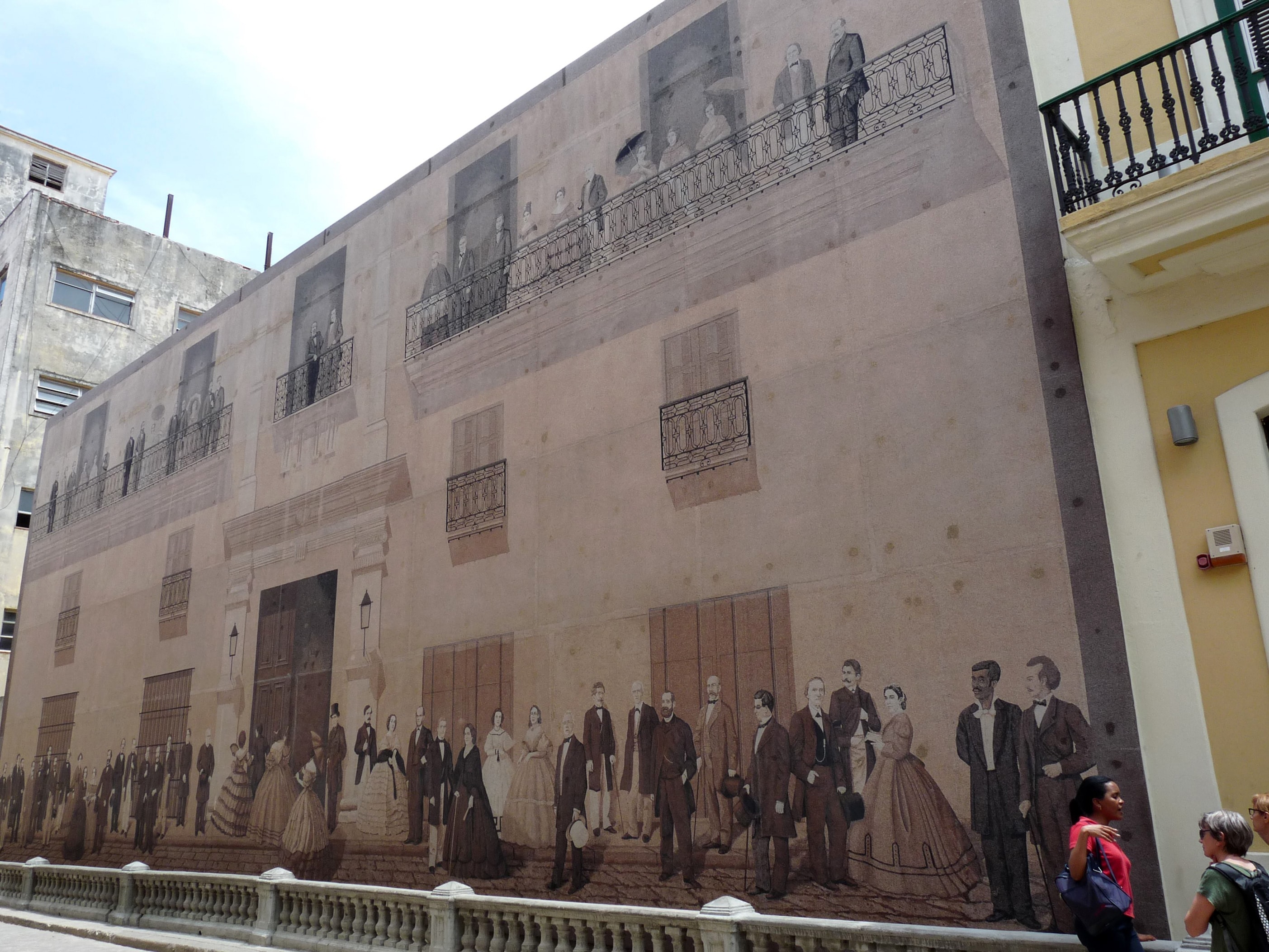 Cuba - Fresque murale, Calle Mercaderes